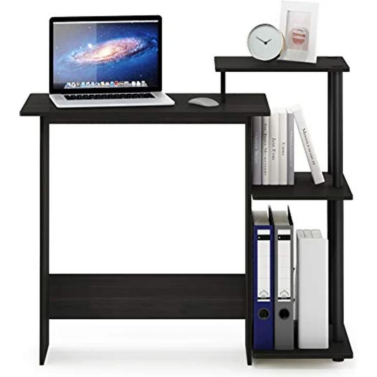Furinno Efficient Home Computer Schreibtisch, PC-Tisch, Espresso/Schwarz, 100. 6 (Breite) x 85. 3 (Höhe) x 39. 6 (Tiefe) cm – Bild 6