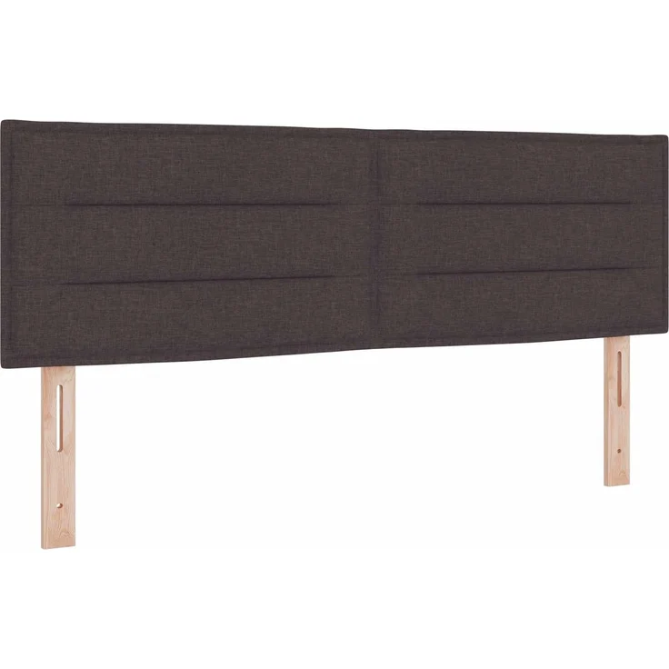 vidaXL Ottoman-Bett mit Matratze und LED Dunkelbraun 140 x 200 cm 3456832 – Bild 5