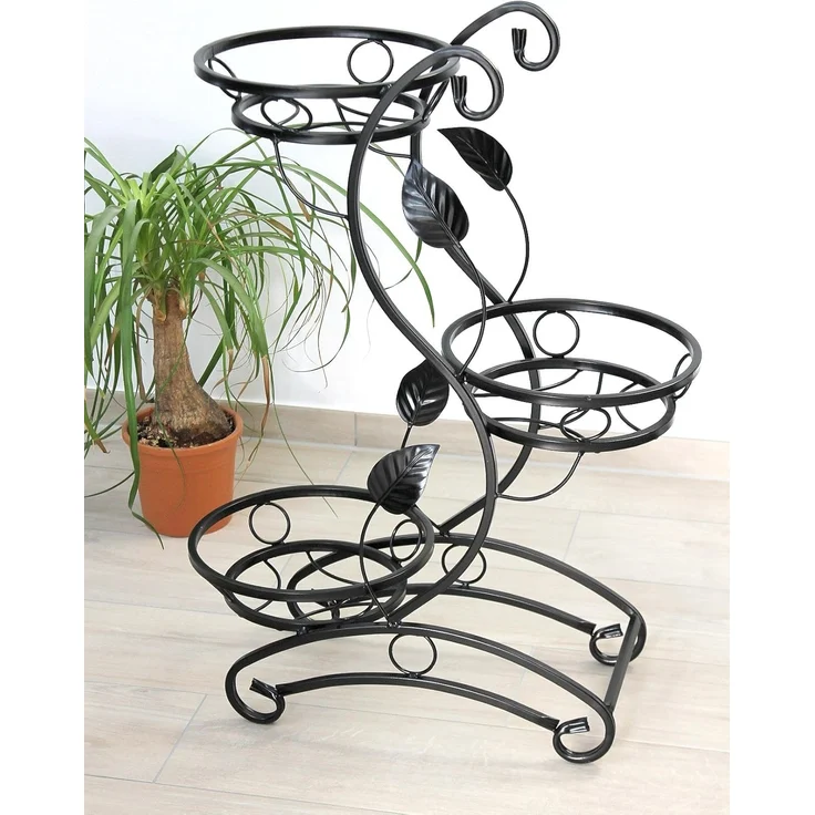 Blumentreppe KW019 Blumenständer Blumensäule 87 cm Pflanzsäule Pflanzenständer – Bild 1
