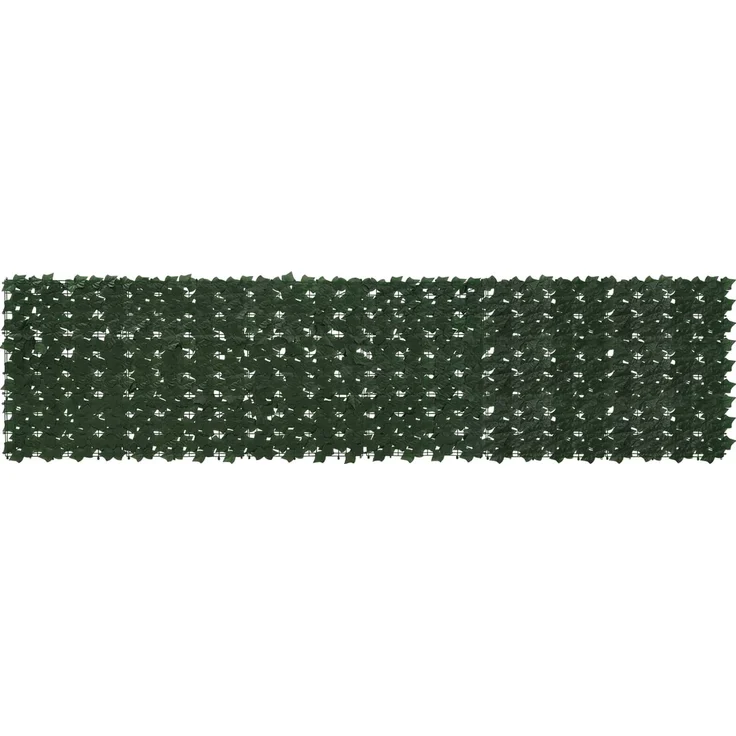 vidaXL Balkonsichtschutz mit Blättern Dunkelgrün 300 x 75 cm 42040623 – Bild 1