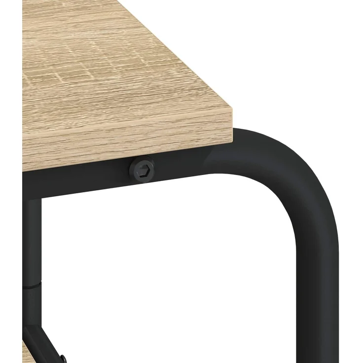 vidaXL Schreibtisch mit Stauraum Sonoma-Eiche 113,5 x 52 x 75,5 cm 8008033 – Bild 6