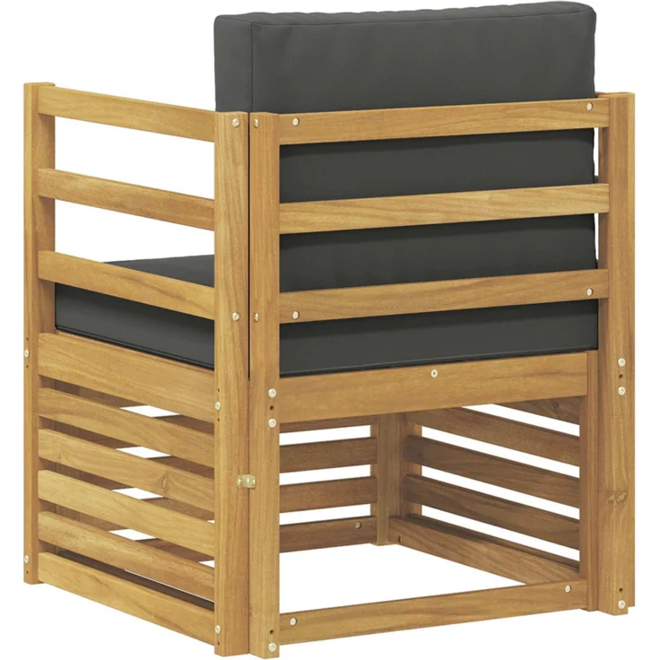 vidaXL Outdoor-Sofagarnitur Polyester Weiß 3439079 – Bild 5