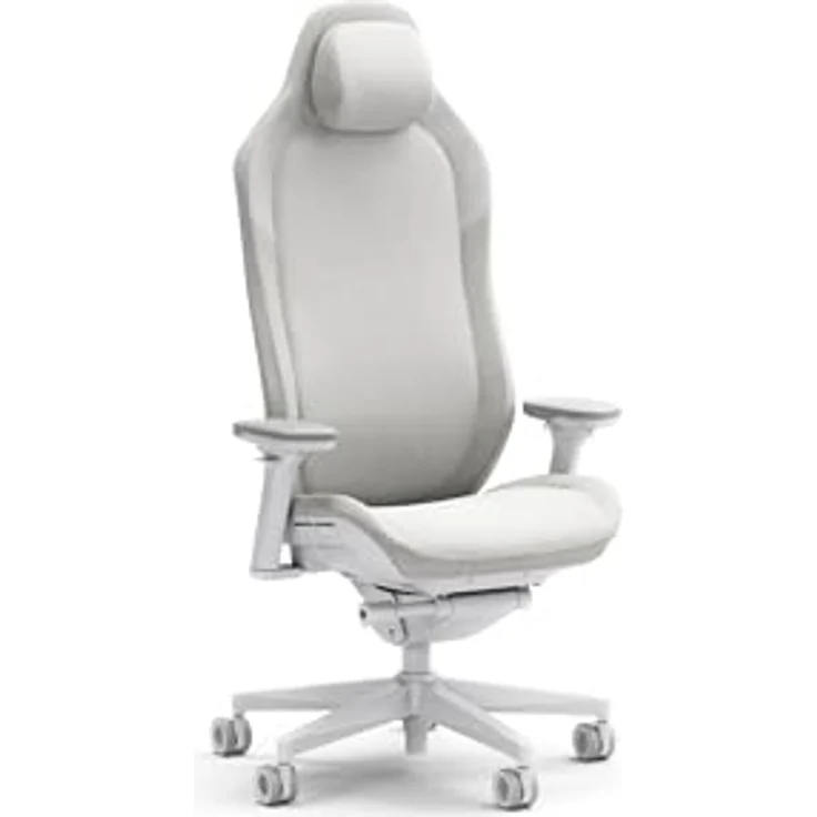 Fractal Design Refine Fabric Light Gaming Chair - Ergonomic Office Desk Chair with 4D Armrests and High-Back Support, Black Premium Fabric – Bild 1