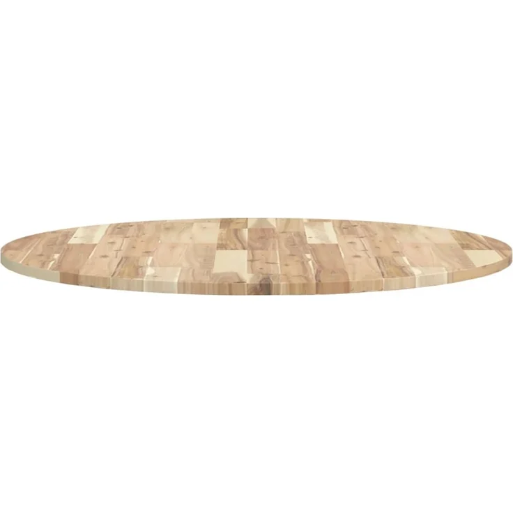 vidaXL Tischplatte Rund Ø90x2 cm Massivholz Akazie 4008687 – Bild 6