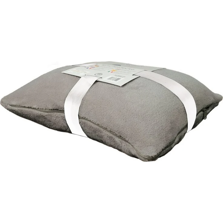 Wohndecke Reisedecke Reisekissen TRAVEL, Delindo Lifestyle, verwandelbar 2in1 – Bild 2