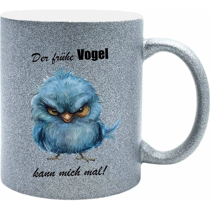 Camolo Tasse Der Frühe Vogel kann mich mal!, Keramik – Bild 1