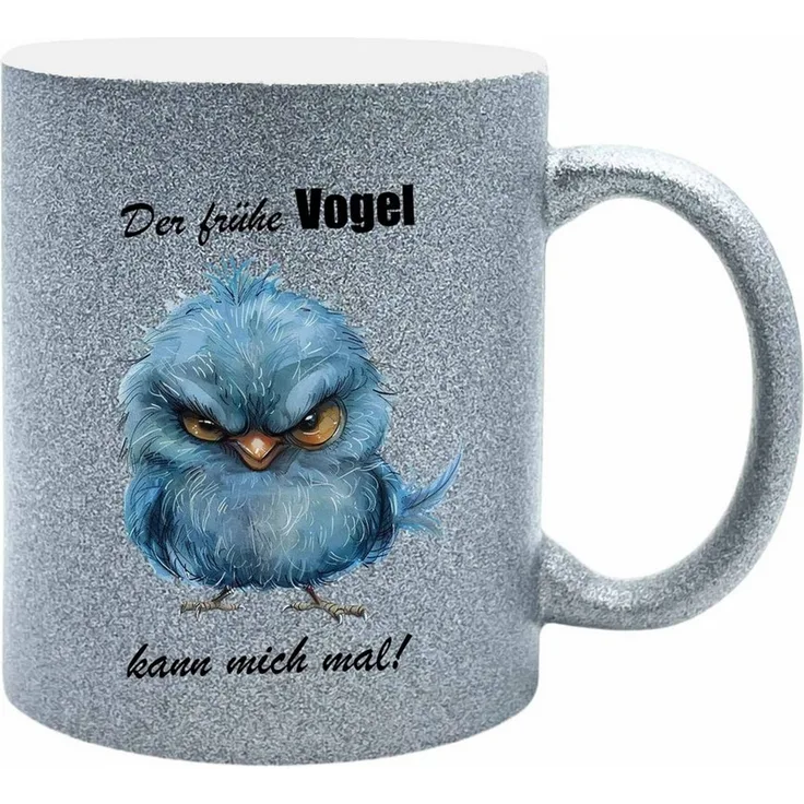 Camolo Tasse Der Frühe Vogel kann mich mal!, Keramik