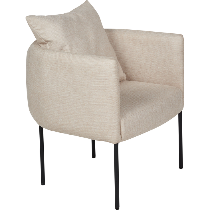 Sessel MALMOS Stoff Helles Beige – Bild 4