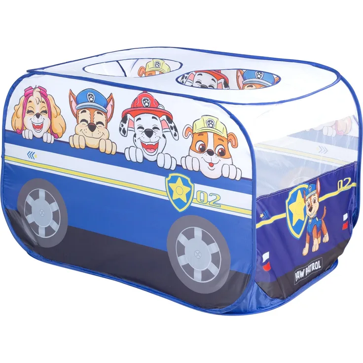roba Pop-Up Spielzelt 'Paw Patrol' - mit Klappfunktion - Indoor & Outdoor - Blau / Weiß