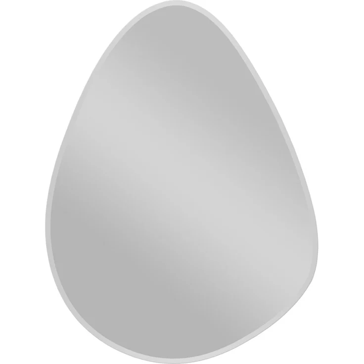 Carryhome 'BELLA' Facettenspiegel Tropfenform, Spiegelglas klar, 30 x 40 cm, hängend – Bild 3