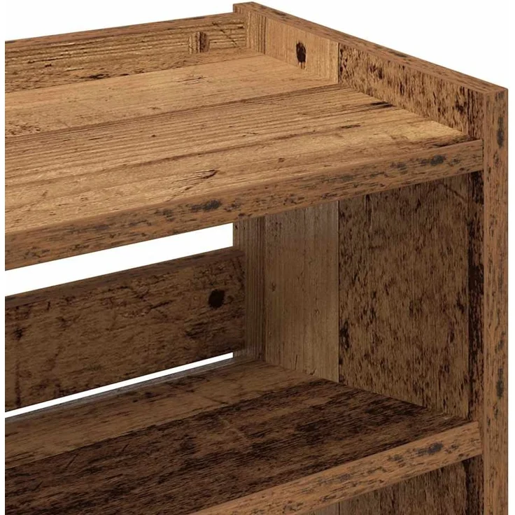 vidaXL Schuhregal Altholz-Optik 60x25x62 cm Holzwerkstoff 859894 – Bild 6