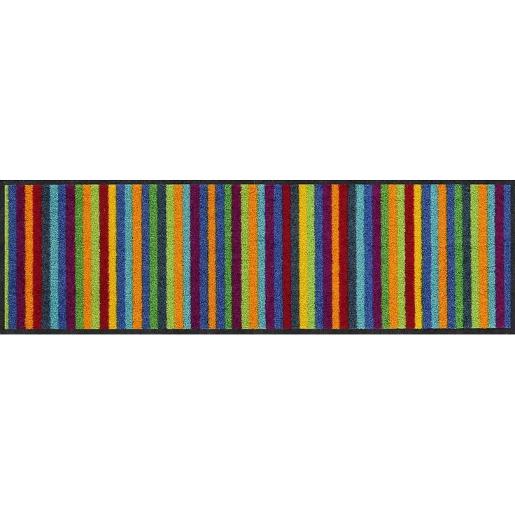 Salonloewe Fußmatte Lund bunt 11 Geo Games 030x100,, Läufer klein, Höhe: 300 mm