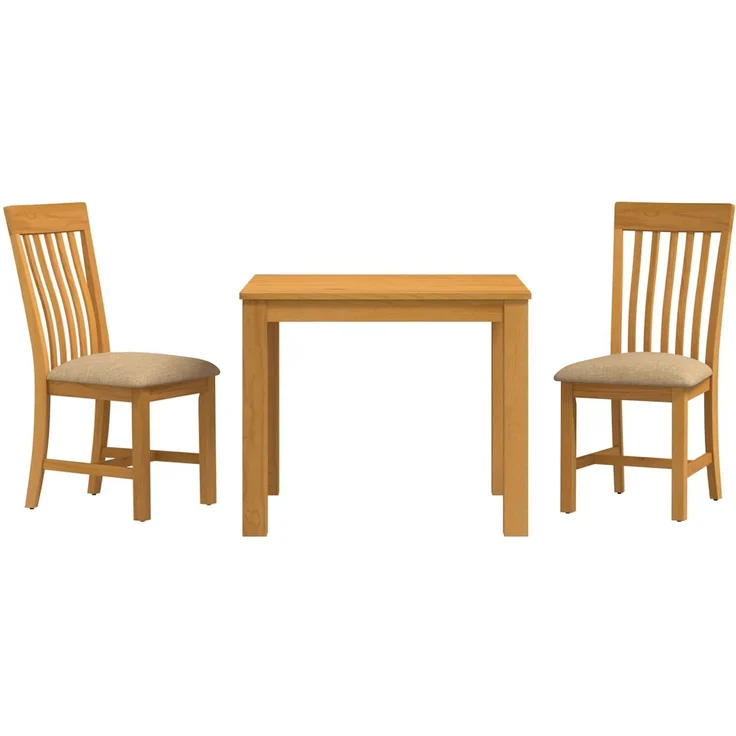 vidaXL Essgruppe RIJSWIJK 3 stk. Beige 90 x 90 x 75 cm 3430321 – Bild 2