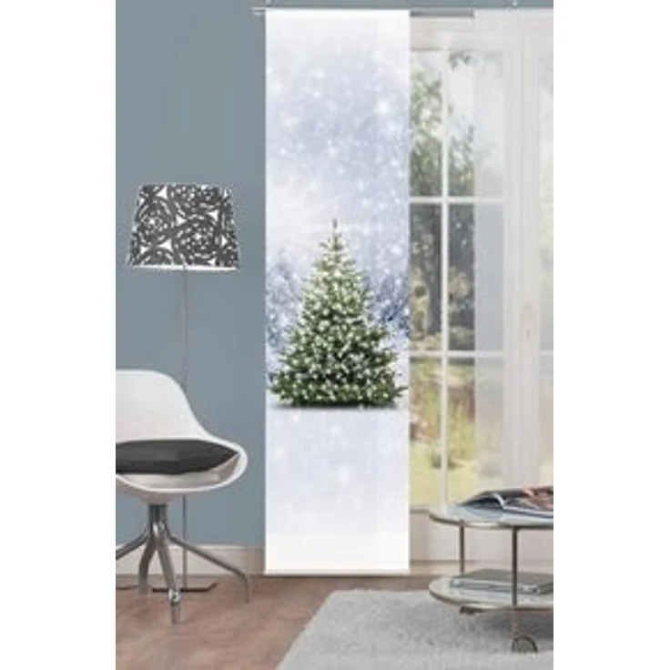 HOME WOHNIDEEN Schiebegardine WEIHNACHTSBAUM, Klettband (1 St), blickdicht, HxB: 245x60, inkl. Befestigungszubehör – Bild 6