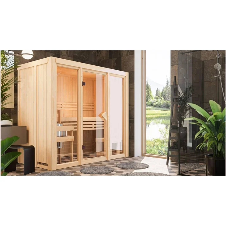 Karibu Sauna Avari 2 ohne Ofen – Bild 2