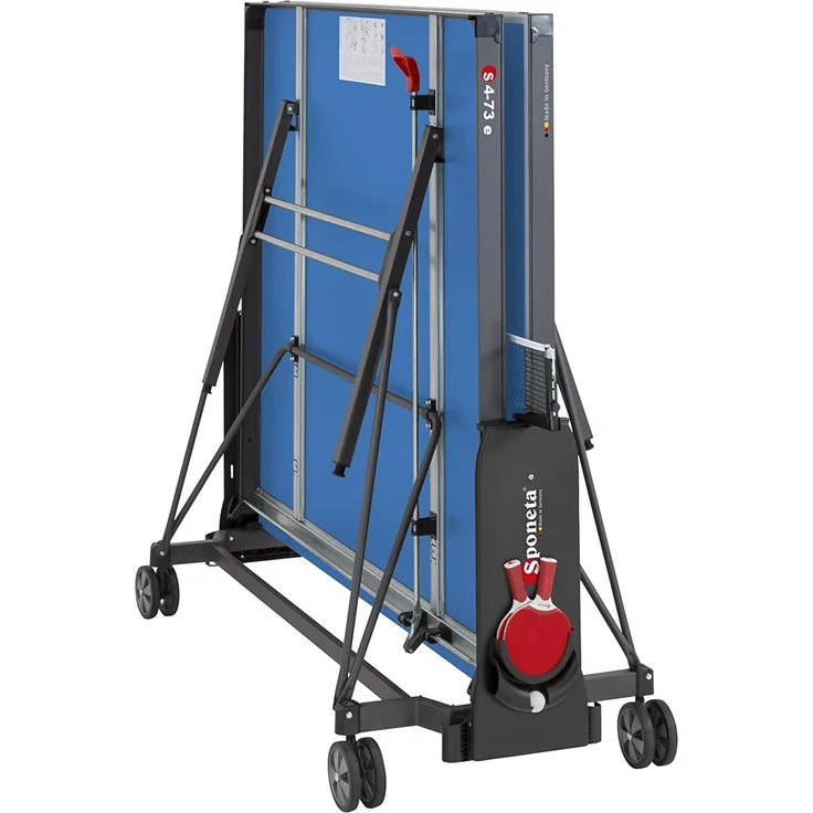 Sponeta 'S 4-73 e' Tischtennisplatte, 274 x 152,5 x 76 cm, wetterfest, klappbar, blau – Bild 3