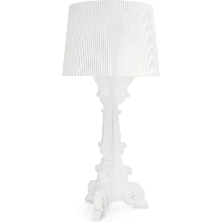Kartell Bourgie Mat, Tischleuchte, Mattweiß