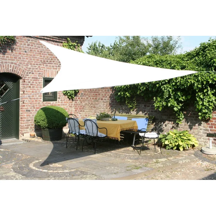 Floracord Sonnensegel Dreieck, B: 360 cm, weiß