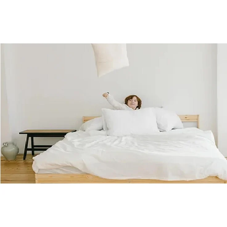 Golden Alpaca Bettdecke Alpaka Decke Alpaka Geschenk Alpaka Wolle (Ganzjahresdecke, 155x220 cm) – Bild 7