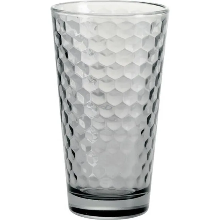Longdrink-Glas Favo grau
