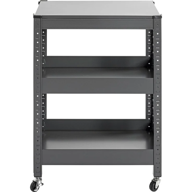 Servierwagen >55818< in anthrazit, Metall - 50x75x32cm (BxHxT) – Bild 3