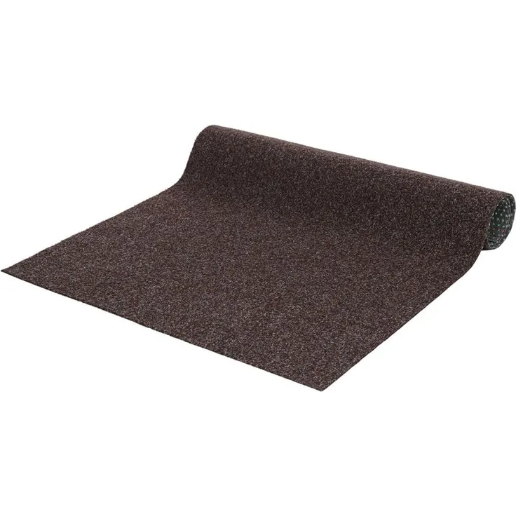 andiamo Kunstrasen Outdoor wasserdurchlässig, Rasenteppich wetterfest, Drainage-Noppen, UV-beständig, für Balkon und Garten, Farbe:Braun, Größe:200x400 cm