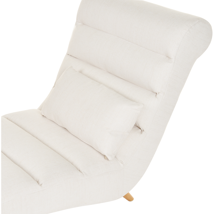 Chaiselongue RIVES Stoff Cremeweiß – Bild 6