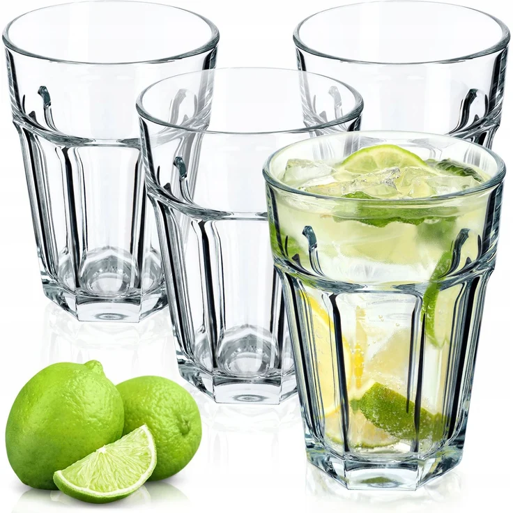 KADAX Gläser 370 ml, 4er-Set für große Saftgetränke – Bild 1
