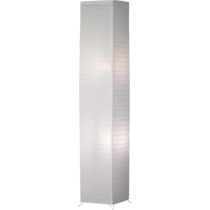 RGB LED Stehleuchte, Papier, weiß, H 130 cm – Bild 1