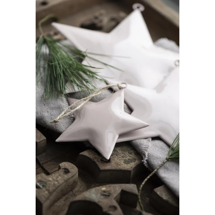 Weihnachtsdeko Weihnachtsschmuck Stern 15x15cm Rosa Ib Laursen 2515-43 – Bild 5