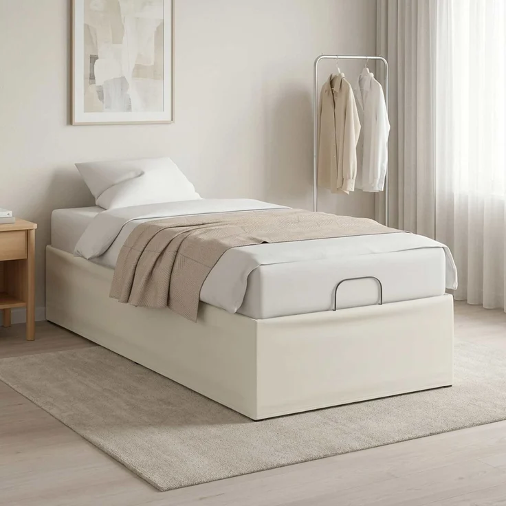 vidaXL Elektrisch verstellbares Bettgestell Weiß 200 x 70 x 33,5 cm 42037262 – Bild 4