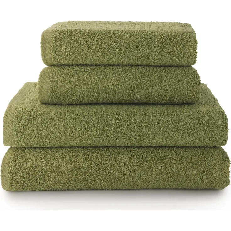 Top Towel - Combo - Große Badetücher - Badezimmerhandtücher - 2 Hand- oder Waschbeckenhandtücher + 2 Duschtücher - 100 % Baumwolle - Blatt