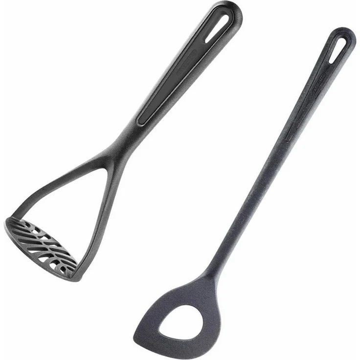 Westmark Kartoffelstampfer + Spitzloch-Löffel, Kunststoff, Gentle, Schwarz, 286322E6 – Bild 1