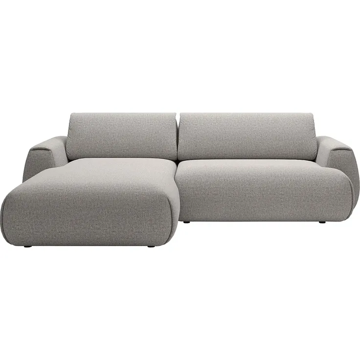 Vente-unique - MONELIA Sofa Stoff Grau - B 167 cm x H 81 cm x L 270 cm – Bild 2
