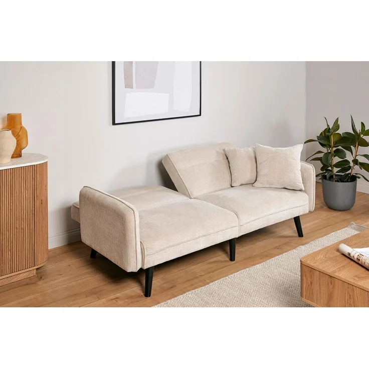 Jahnke SCHLAFSOFA Chillax LINE Boucle Champagner – Bild 8