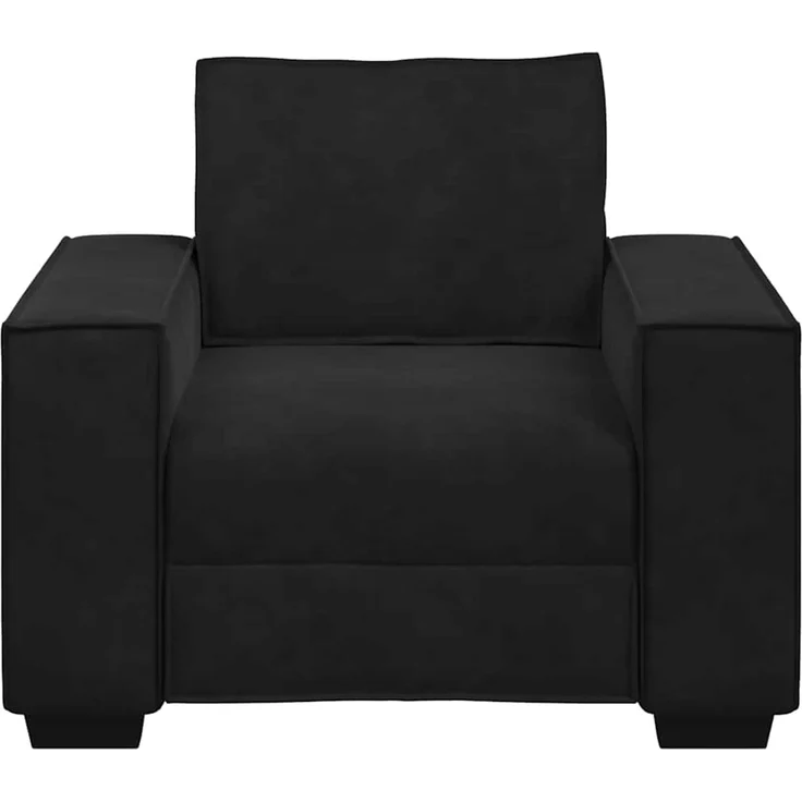 vidaXL Sessel Schwarz 100x78x84 cm Samt 4105005 – Bild 3