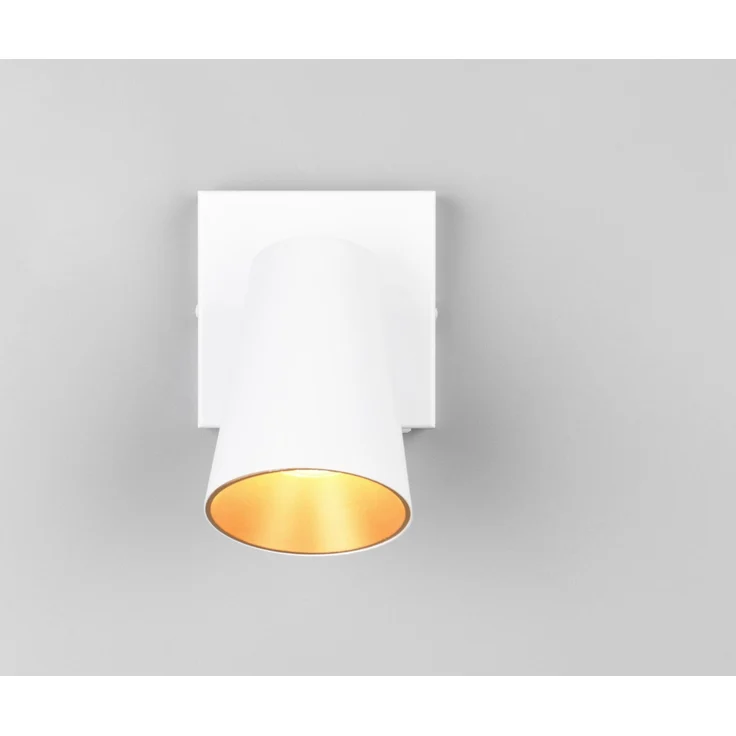 LED Wandstrahler Weiß Gold mit Schalter, Breite 10cm – Bild 9