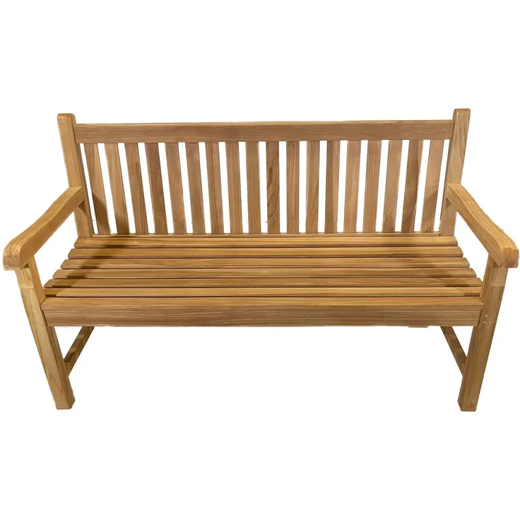 Teakholz Gartenbank SIGLI 3 Sitzer 150cm