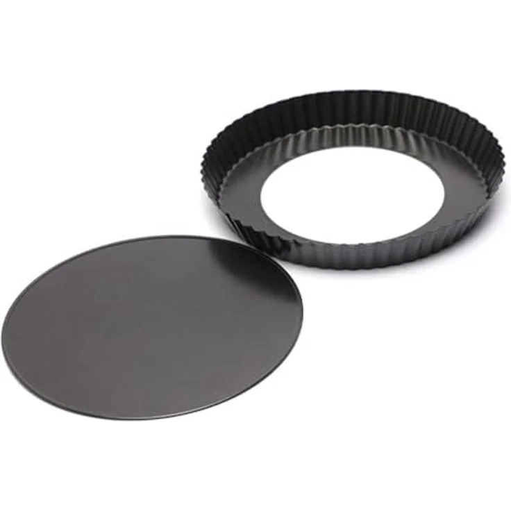PRECORN Tarteform Mini Tartelette Set 6 Stück, 10 cm Antihaft m. Hebeboden inkl. Zubehör – Bild 5