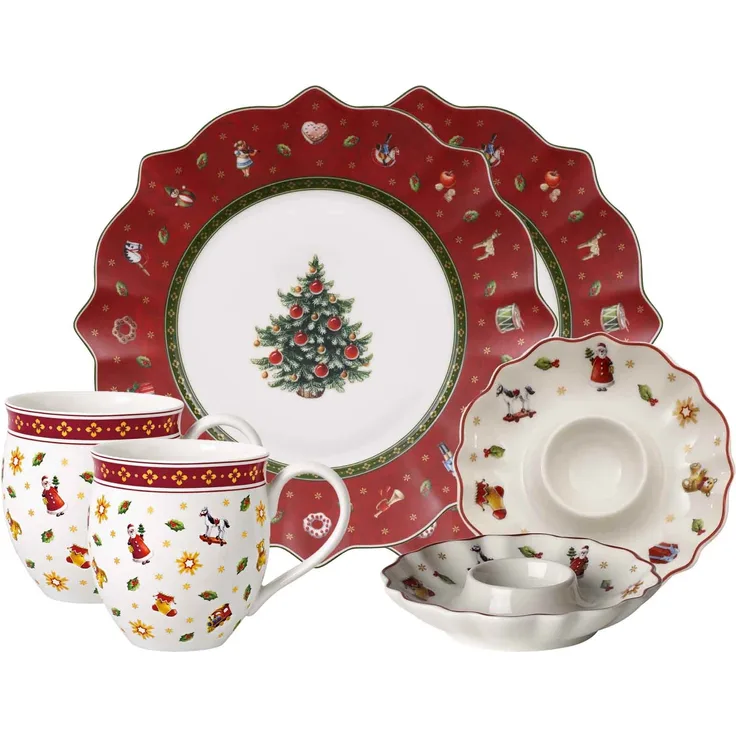 Villeroy & Boch Toy's Delight Frühstücks-Set 6-teilig rot