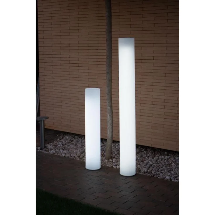 New Garden Säulenförmige weisse LED Outdoor-Standleuchte FITY 160 kaltweiss – Bild 1