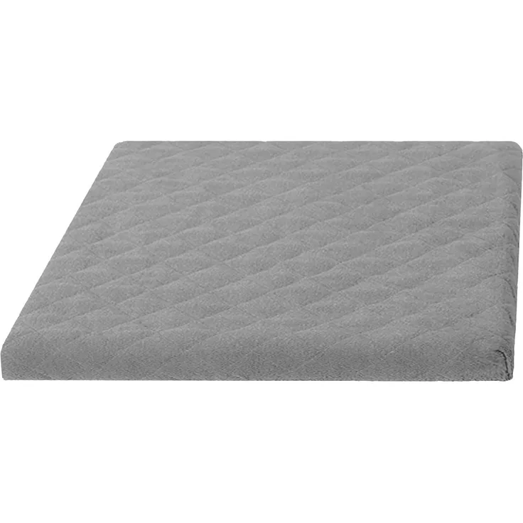 Brandsseller Waschmaschinenbezug & Trocknerbezug 60x60 cm - gepolsterter Schonbezug für Waschmaschine und Trockner – Schutzhülle mit Gummizug - Grau