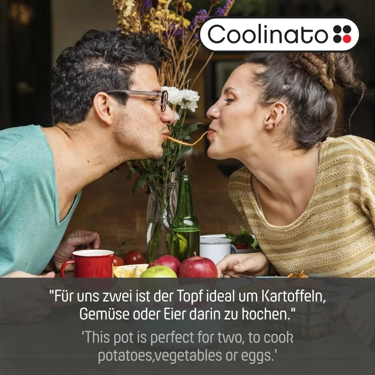 Coolinato Milchtopf Coolinato Universaltopf 16cm 2,4l aus Edelstahl - unbeschichtet – Bild 3