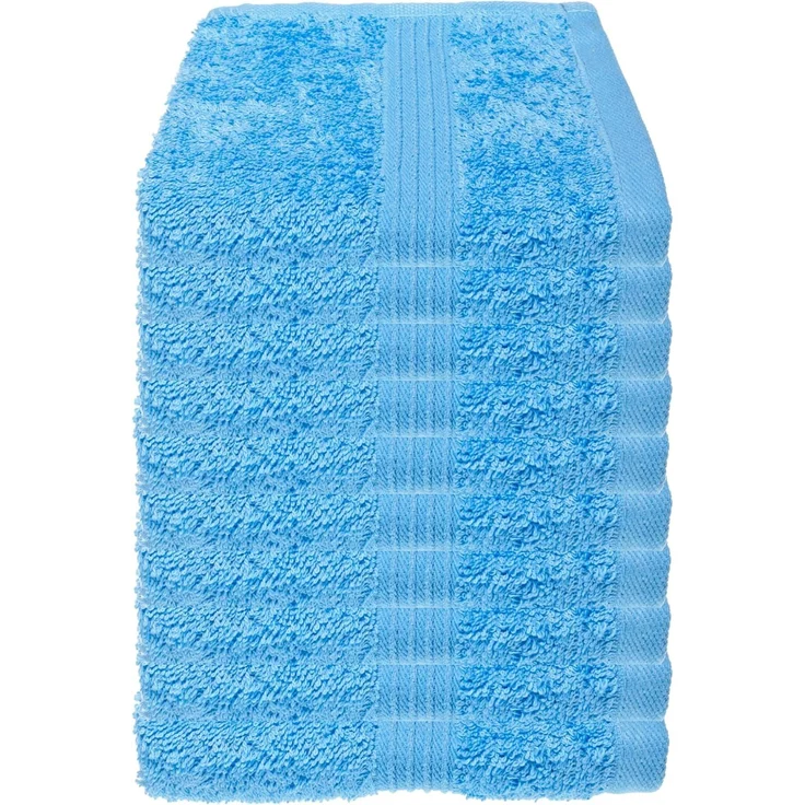 Julie Julsen Gästehandtücher 10-Gästehandtücher-Himmelblau-Gästetuch 30x50 cm, Baumwolle (10-St)