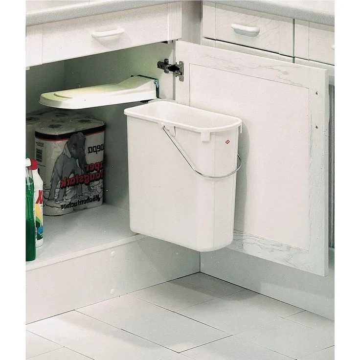 WESCO 700411-10 Abfallsorter 19 Liter VARIO 1 ab 45 cm Schrankbreite, weiß – Bild 2