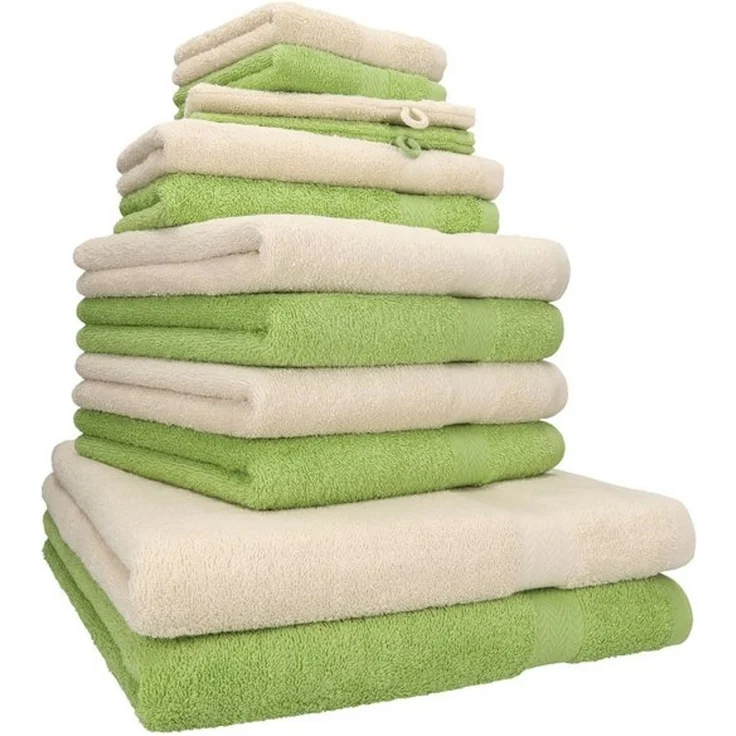 Betz Handtücher Premium Handtuch-Set 12-tlg, 100% Baumwolle (Set, 12-St), Duschtücher,Handtücher, Gästetücher, Seiftücher,Waschhandschuhe – Bild 4