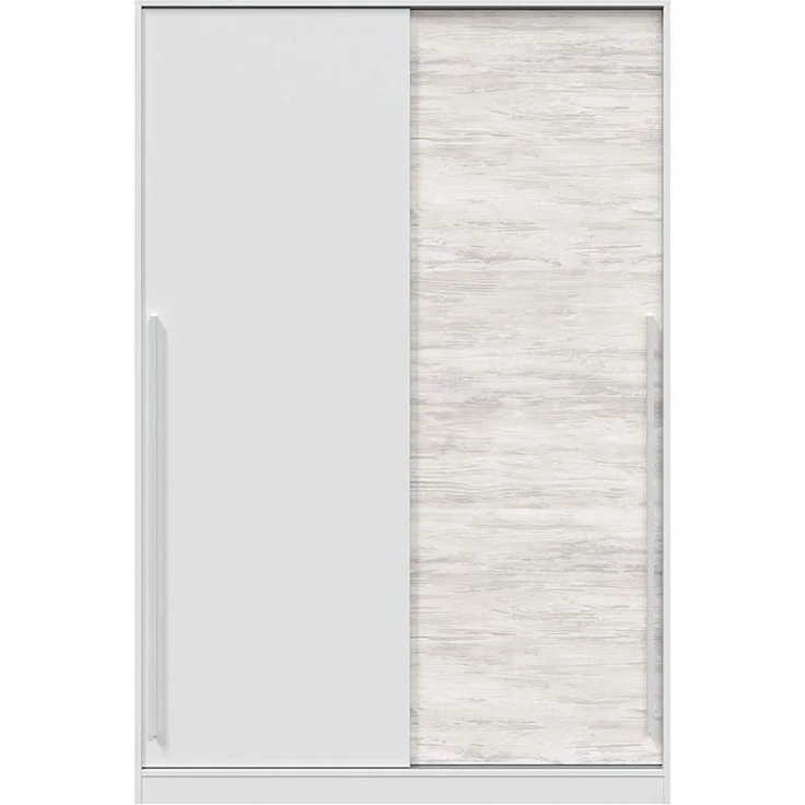 Jugendzimmer-Set >ELLIOT< in Artik-Weiß/Velho-Weiß - 199x65x96 (BxHxT) – Bild 3