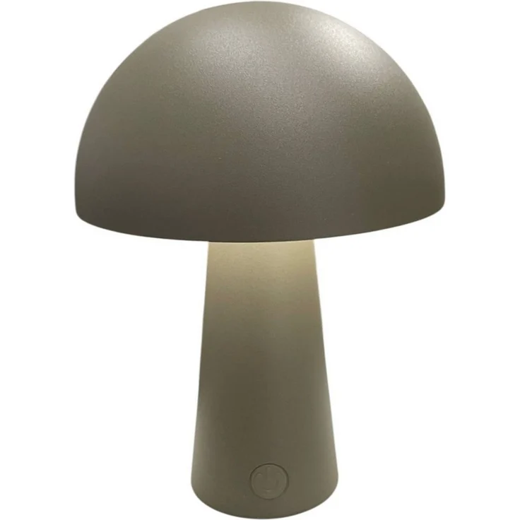 Coen Bakker Deco BV LED Tischleuchte Portable Light, Dimmfunktion, LED, warmweiß, kaltweiß, neutralweiß, außen USB touch Pilz 3 Lichtfarben dimmbar taupe – Bild 2