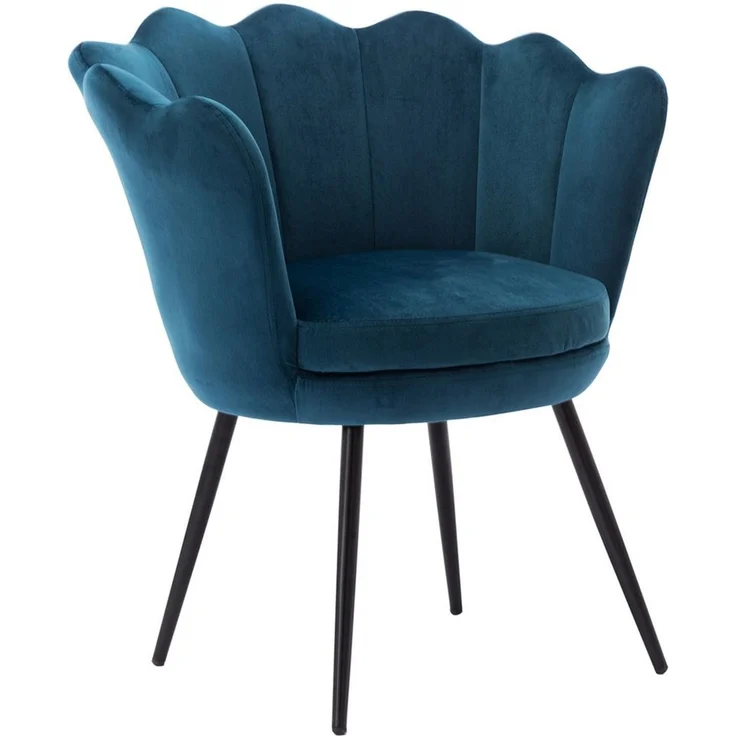 WAHSON OFFICE CHAIRS Loungesessel Sessel Weicher Samt Armlehnstuhl – Bild 1