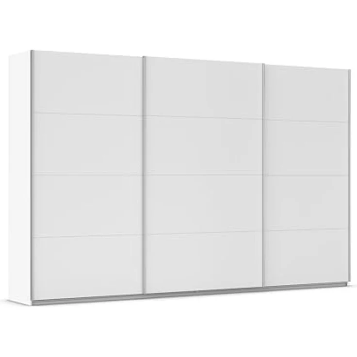 Rauch Möbel Kulmbach, Kleiderschrank mit Schwebetüren für Schlafzimmer, Kinderzimmer, Garderobe, Flur, 3-türig, mit Soft-Close-Funktion, Zubehör Premium, Farbe Weiß, Breite 360 cm – Bild 1